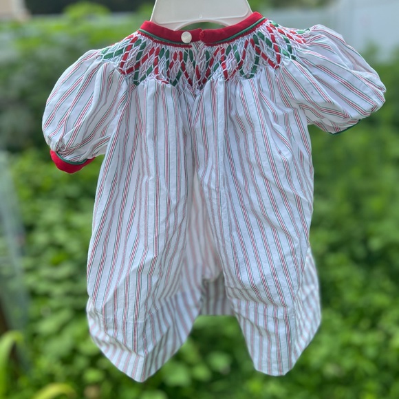 Handmade Christmas dress, 12-18m - Picture 3 of 7